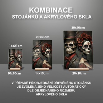 Akrylové sklo Día de Muertos 1