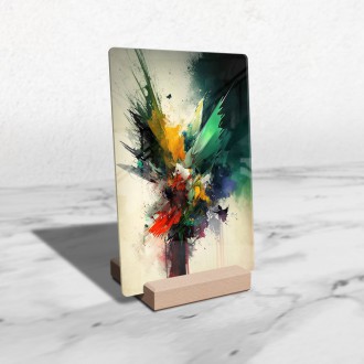 Akrylové sklo Moderní umění - barevná abstrakce
