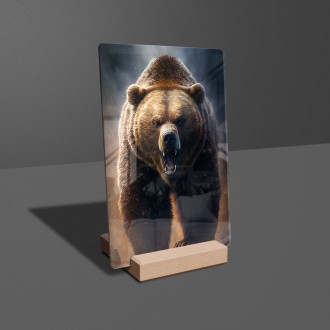 Akrylové sklo Velký grizzly