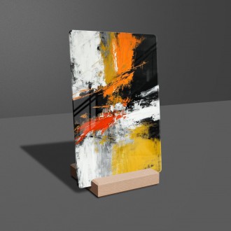 Akrylové sklo Moderní umění - barevný mramor