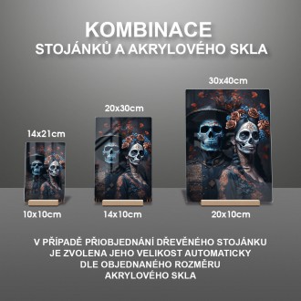 Akrylové sklo Día de Muertos