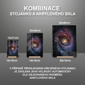 Akrylové sklo Galaxie