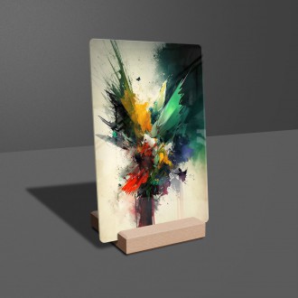 Akrylové sklo Moderní umění - barevná abstrakce