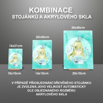 Watercolor krokodýl