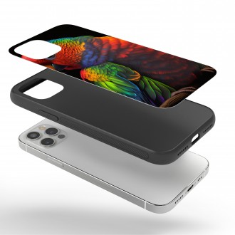 Kryt na mobil Barevný papoušek