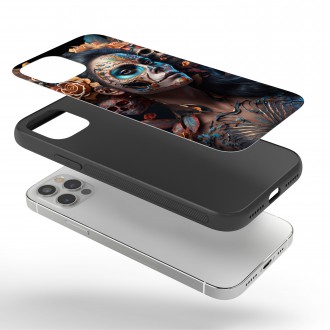 Kryt na mobil Día de Muertos žena 4