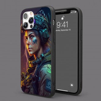 Kryt na mobil Žena voják