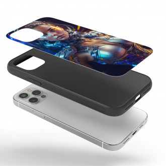 Kryt na mobil Žena kyborg