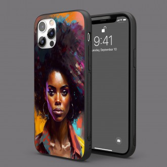 Kryt na mobil Moderní umění - Afro americká žena 2