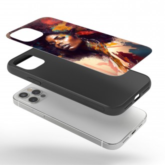 Kryt na mobil Moderní umění - Afro americká žena