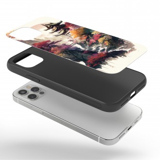 Kryt na mobil Japonský chrám se sakurami