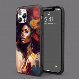 Kryt na mobil Moderní umění - Afro americká žena