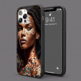 Kryt na mobil Žena v mozaice