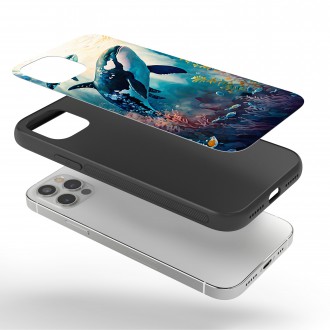 Kryt na mobil Podmořská scenérie Kosatka