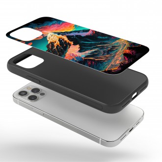 Kryt na mobil Abstraktní horská scenérie