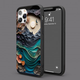 Kryt na mobil Papírová krajina - pohoří