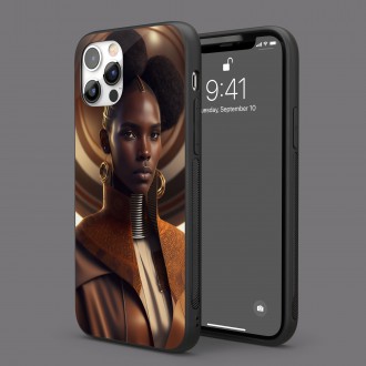 Kryt na mobil Africká žena v tradiční róbě