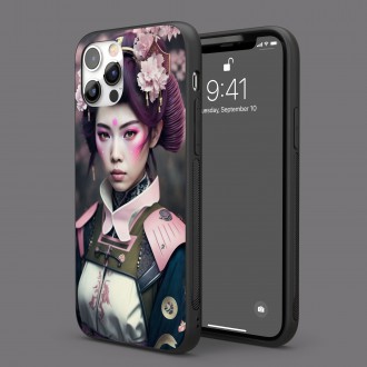 Kryt na mobil Japonská gejša se sakurou