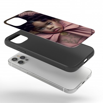 Kryt na mobil Malá holčička v šatech