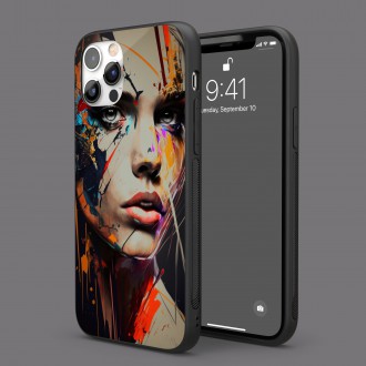 Kryt na mobil Žena v barvách