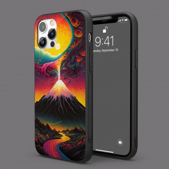 Kryt na mobil Abstraktní výbuch sopky