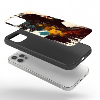 Kryt na mobil Moderní umění - Tvář v barvě