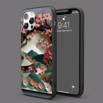 Kryt na mobil Papírová krajina - sakury