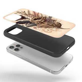 Kryt na mobil Květinová koláž 4