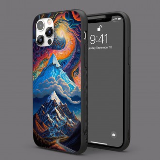 Kryt na mobil Abstraktní nebe nad horami