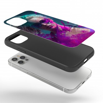 Kryt na mobil Dívka v barevném poprašku 1