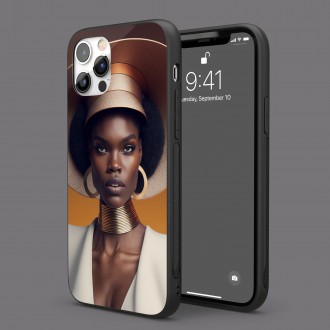 Kryt na mobil Modelka v klobouku