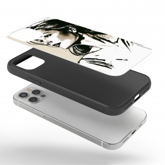 Kryt na mobil Malba tužkou - žena