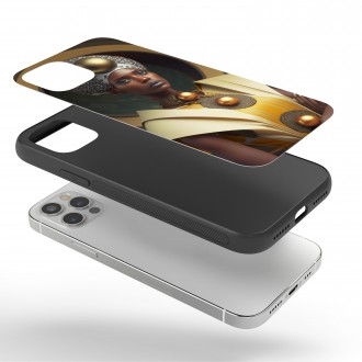 Kryt na mobil Africká žena v róbě