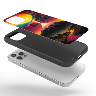 Kryt na mobil Abstraktní výbuch sopky