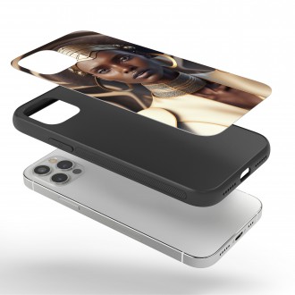 Kryt na mobil Africká žena v tradiční róbě 1