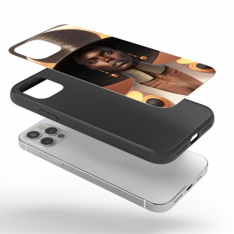 Kryt na mobil Modelka v klobouku 3