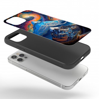 Kryt na mobil Abstraktní nebe nad horami