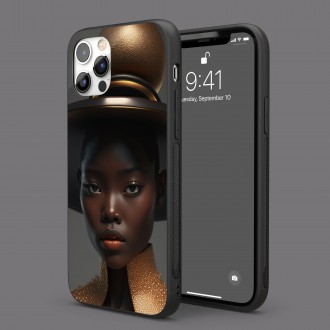 Kryt na mobil Modelka v klobouku 4