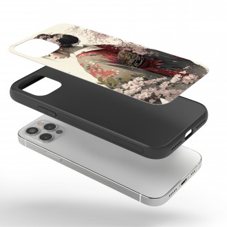 Kryt na mobil Japonská dívka v kimonu 1