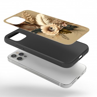 Kryt na mobil Květinová koláž 3