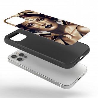 Kryt na mobil Retro plakát - žena