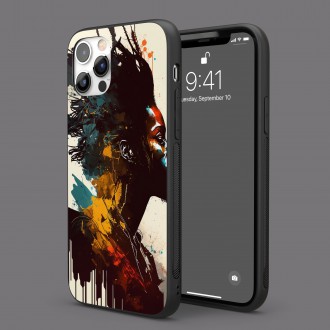 Kryt na mobil Moderní umění - Tvář v barvě