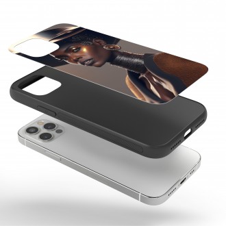 Kryt na mobil Modelka v klobouku 2