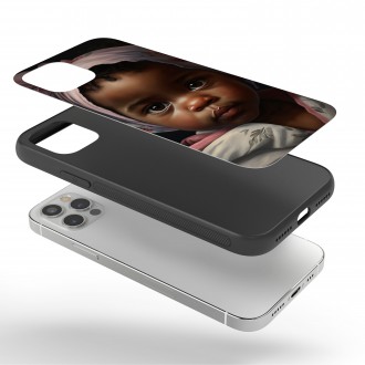 Kryt na mobil Malá holčička v šátku