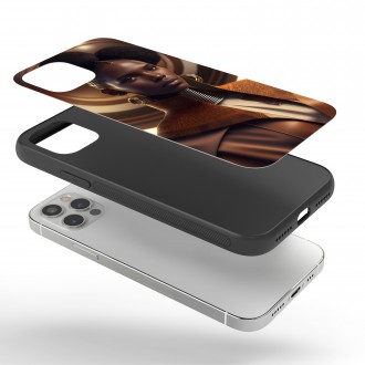 Kryt na mobil Africká žena v tradiční róbě