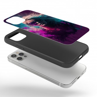 Kryt na mobil Dívka v barevném poprašku 2