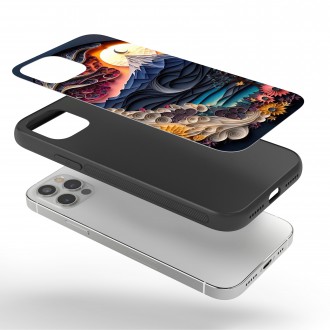 Kryt na mobil Papírová krajina - hora