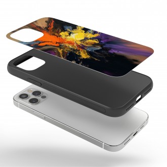 Kryt na mobil Moderní umění - směs barev