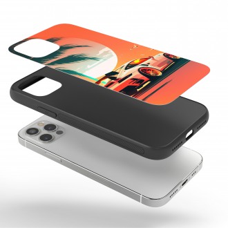 Kryt na mobil Západ slunce porsche