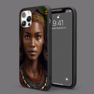 Kryt na mobil Žena s kmenovou čelenkou